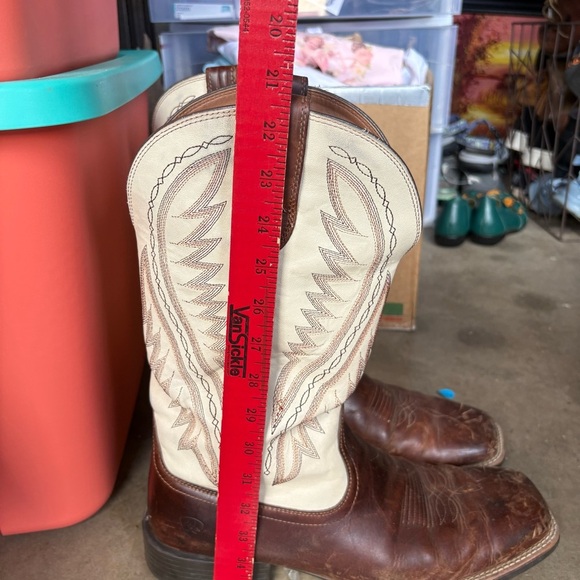 Ariat Men’s Amos Barley Brown and Cream Western Cowboy Boots Sz 13D - Picture 7 of 7